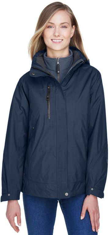 North End Ladies' Caprice 3-in-1 Jacket with Soft Shell Liner